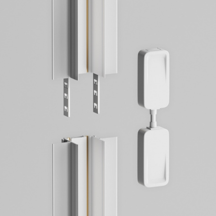 Прямой коннектор питания Magnetic track system Radity TRA084C-W-12 фото 3