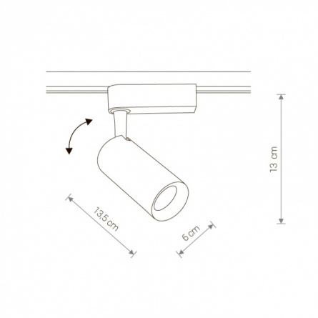 Трековый светильник Profile Iris Led 9005 фото 2
