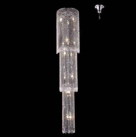 Светильник подвесной Crystal Lux ARCADA SP14 CHROME фото 1