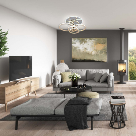 Потолочный светильник CONTOUR 10213/4LED BL Chrome фото 2