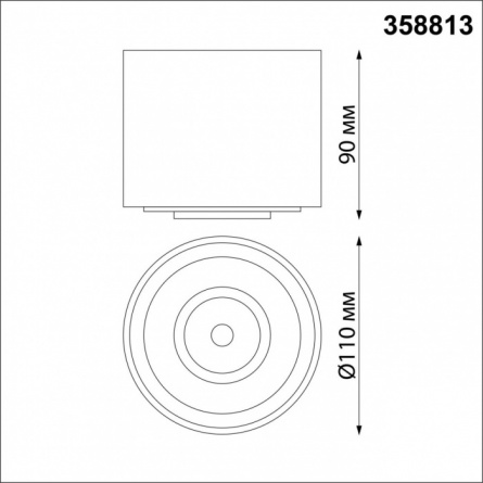 Точечный светильник Gesso 358813 фото 3
