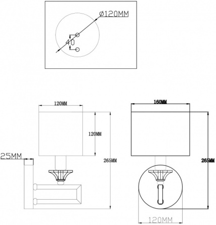 Бра Katar V2620-1W фото 2