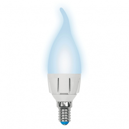 Лампочка светодиодная  LED-CW37 7W/NW/E14/FR PLP01WH картон фото 1