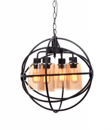 Подвесная люстра Stradi LDP 11509-4 BK фото 1