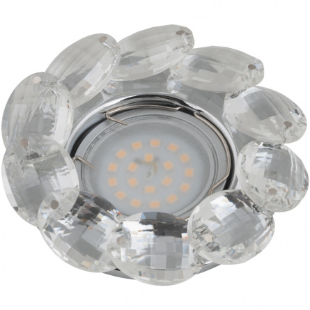Точечный светильник Peonia DLS-P114 GU5.3 CHROME/CLEAR фото 1