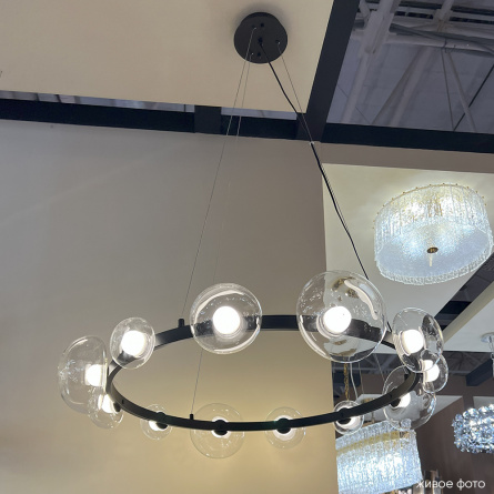 Бра Crystal Lux BOSQUE AP1 BLACK/TRANSPARENT фото 12