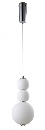 Светильник подвесной Crystal Lux DESI SP3 CHROME/WHITE фото 1