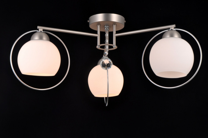 Потолочная люстра Sphere Ii SPHERE II 81051-3C SATIN NICKEL фото 1