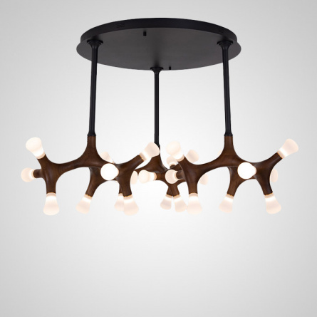 Потолочная люстра SANTANA CH D110 Dark brown фото 1