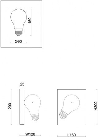 Настенный светильник Evidence FR5372WL-01BS фото 2