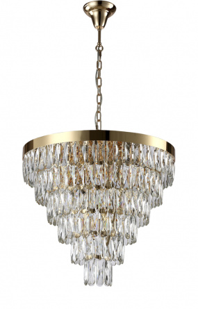 Люстра Crystal Lux ABIGAIL SP-PL15 D620 GOLD/TRANSPARENT фото 1