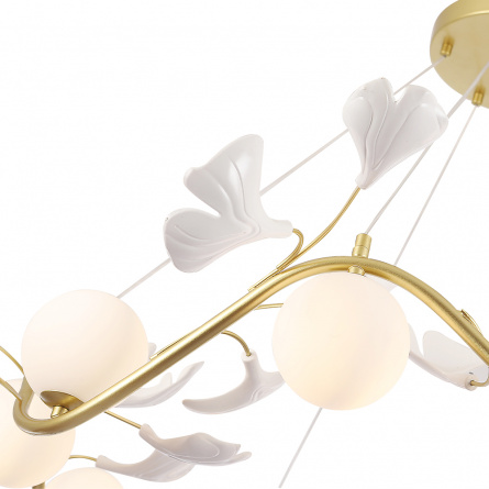 Люстра Crystal Lux COLIBRI SP10 GOLD фото 5