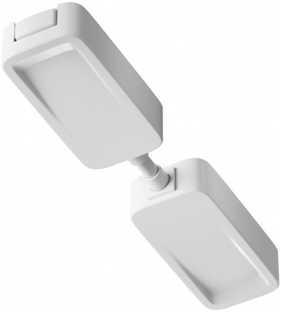 Прямой коннектор питания Magnetic track system Radity TRA084C-W-12 фото 1