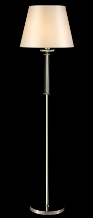 Торшер Crystal Lux NICOLAS PT1 NICKEL/WHITE фото 2