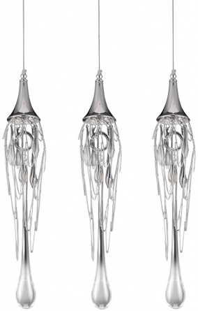 Подвесной светильник Goddess Tears P68009L-3 chrome фото 1