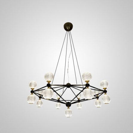 Подвесная люстра TRENTON L17 Black фото 1