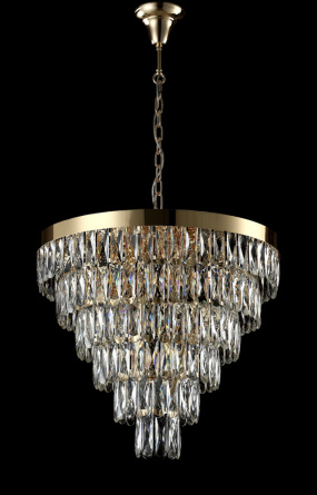 Люстра Crystal Lux ABIGAIL SP-PL15 D620 GOLD/TRANSPARENT фото 3