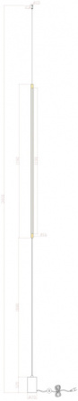 Торшер Maclean A2918PN-1BK фото 2