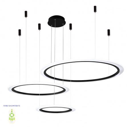 Люстра Crystal Lux MANZANA SP40W LED BLACK фото 23