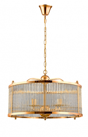 Люстра Crystal Lux TADEO SP6 D600 GOLD/TRANSPARENTE фото 1