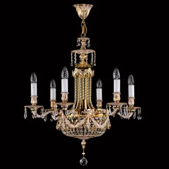 Хрустальная люстра FOUNTAIN white gold фото 1