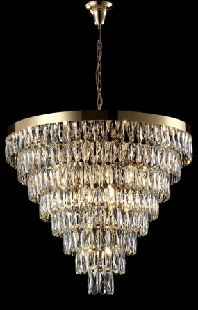 Люстра Crystal Lux ABIGAIL SP22 D820 GOLD/TRANSPARENT фото 4