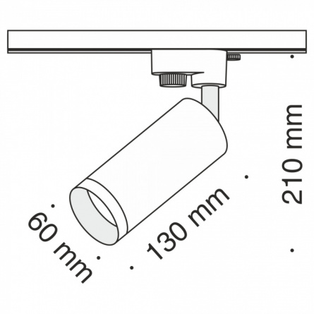 Трековый светильник Track lamps TR004-1-GU10-G фото 2