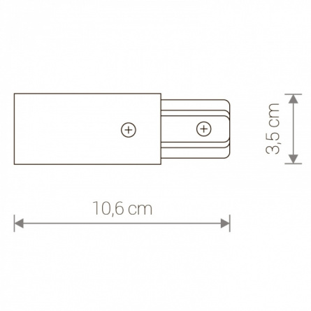 Питание боковое Profile Power End Cap 9463 фото 2