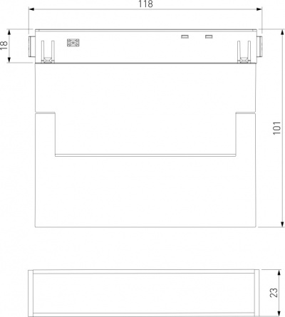 Трековый светильник Slim Magnetic 85081/01 фото 3