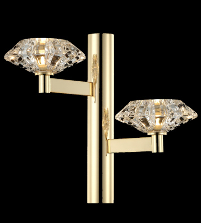 Бра Crystal Lux REBECA AP2 GOLD фото 2