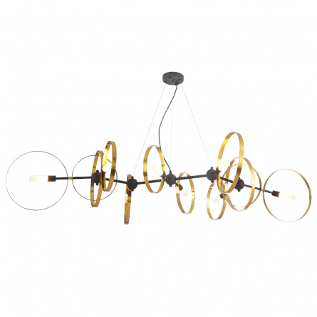 Люстра Crystal Lux ARMONICA SP8 BLACK/BRASS V2 фото 1