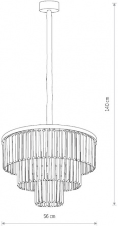Подвесная люстра Cristal M 7616 фото 2