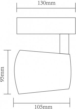 Трековый светильник Atillo A2324PL-1BK фото 2