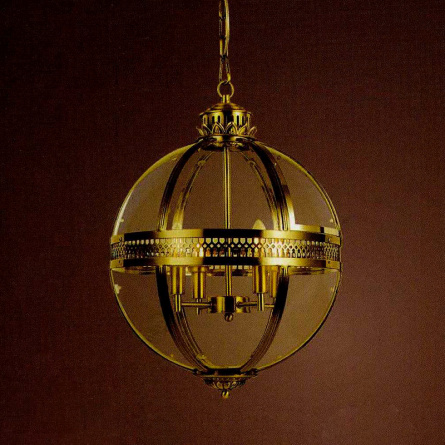 Подвесной светильник 115 KM0115P-3S antique brass фото 1