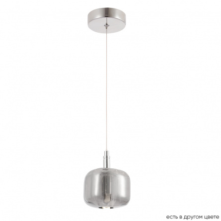 Светильник подвесной Crystal Lux BOX SP1 CHROME/SMOKE фото 1