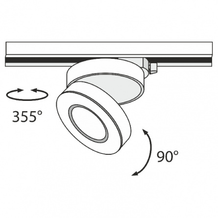 Трековый светильник Track lamps TR006-1-12W3K-W4K фото 3