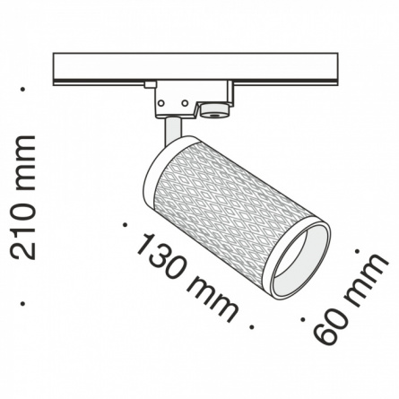 Трековый светильник Track lamps TR011-1-GU10-G фото 2