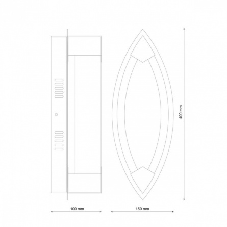 Настенный светильник Modena MODENA W172.1 Large LED400 фото 3