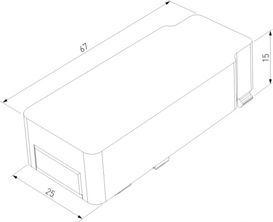 Питание боковое Flat Magnetic 85001/00 фото 2