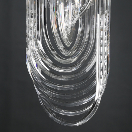Подвесная люстра Murano Glass KR0116P-3 black фото 2