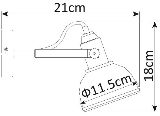 Бра Martin A5213AP-1BR фото 2
