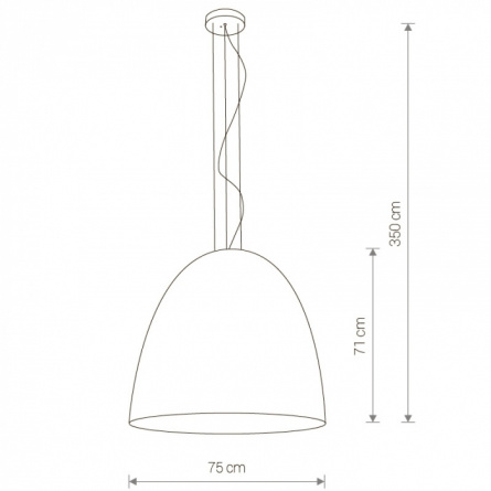 Подвесной светильник Egg XL 9025 фото 2