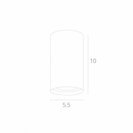 Точечный светильник Unix A1516PL-1BK фото 2