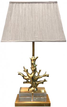 Интерьерная настольная лампа Table Lamp BT-1004 brass фото 1
