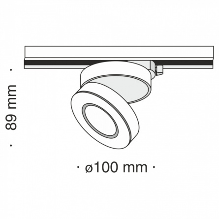 Трековый светильник Track lamps TR006-1-12W3K-B4K фото 2