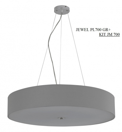 Светильник потолочный Crystal Lux JEWEL PL700 GR фото 2