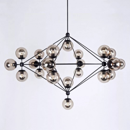 Люстра Modo Chandelier 21 Globes Black фото 1
