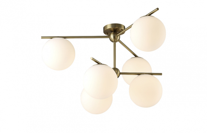 Люстра Crystal Lux FELIZ SP-PL6 BRONZE/WHITE фото 2