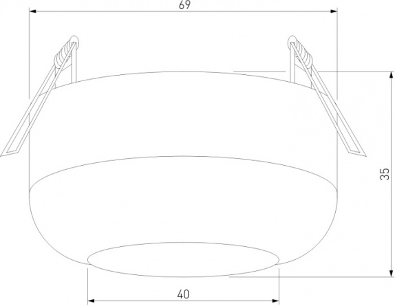 Точечный светильник Onde 25088/LED фото 2