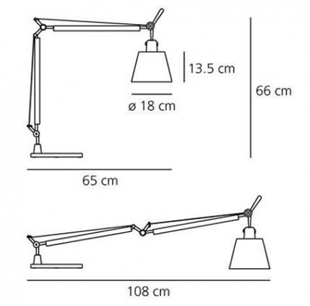 Лампа настольная Tolomeo фото 6